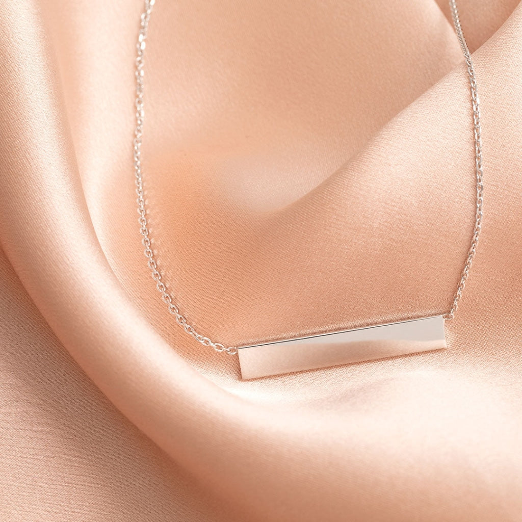 Bar Necklace | Sterling Silver - Necklace