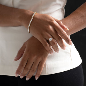 BARONESS 1.85ct | Oval 3-Stone Lab Grown Diamond Engagement Ring in 18ct Gold