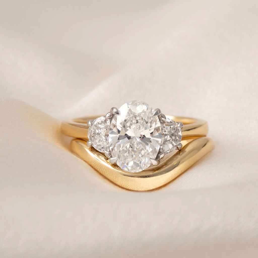 BARONESS 2.50ct | Oval 3-Stone Lab Grown Diamond Engagement