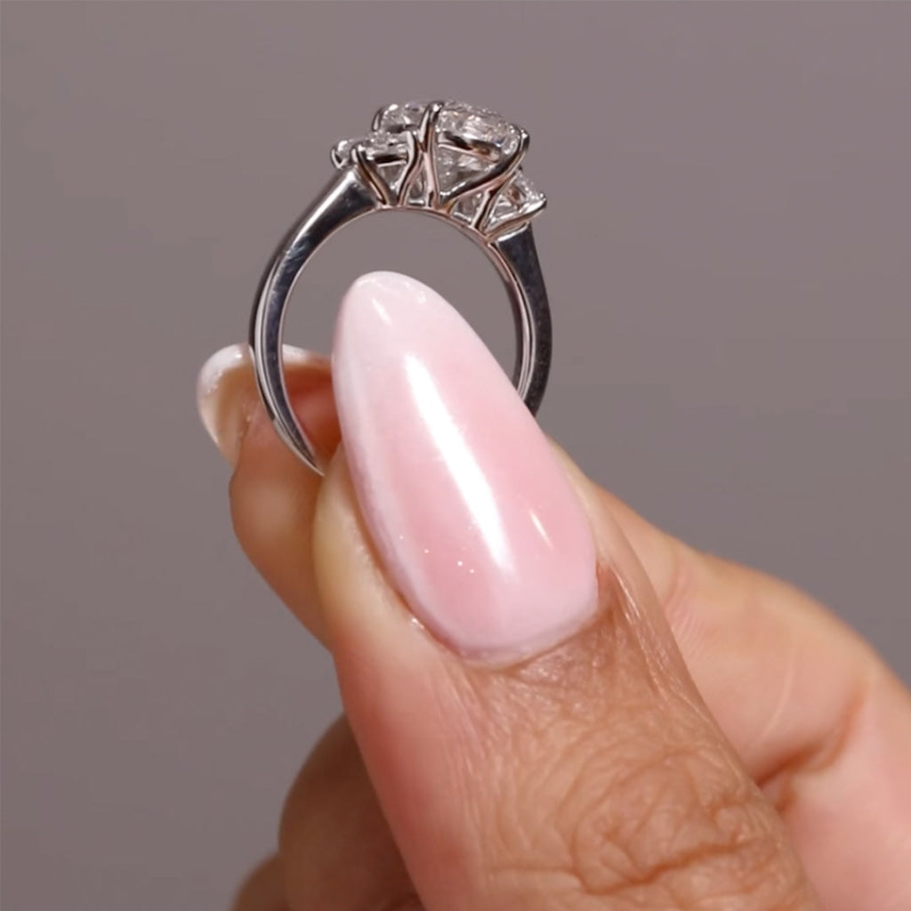 BARONESS 2.50ct | Oval 3 Stone Lab Grown Diamond Engagement