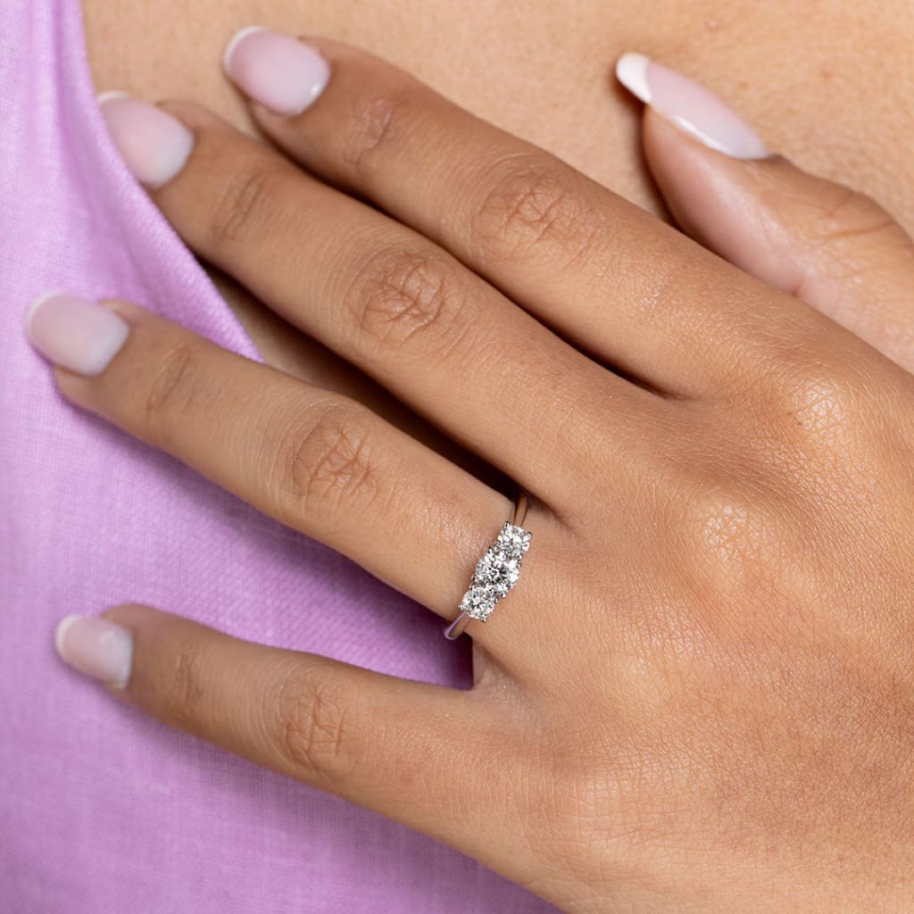 bayberry 3 stone engagement ring