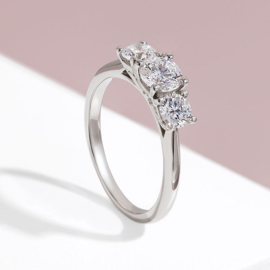 Bayberry - Platinum Lab Grown Diamond Engagement Ring.