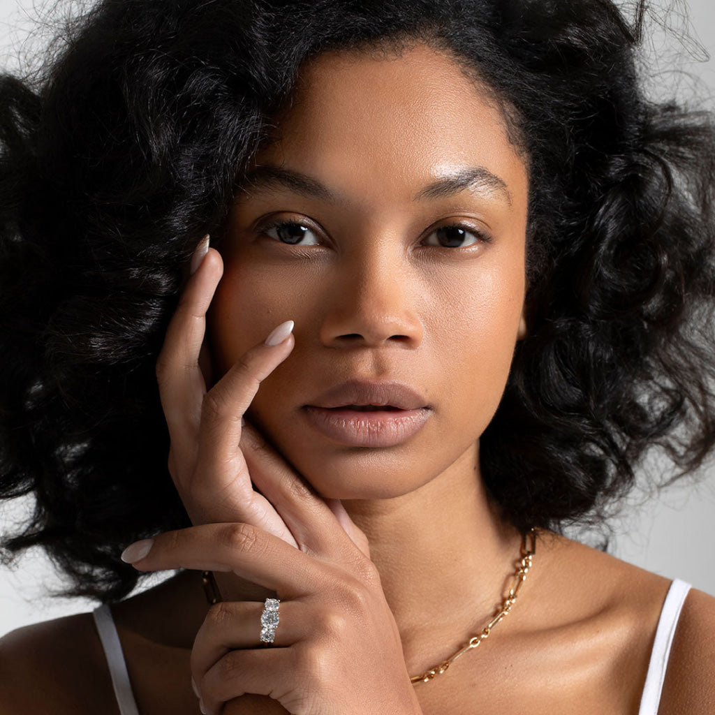 BAYBERRY 3ct | Round 3-Stone Lab Grown Diamond Engagement