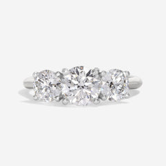 Bayberry platinum diamond three stone engagement ring dublin
