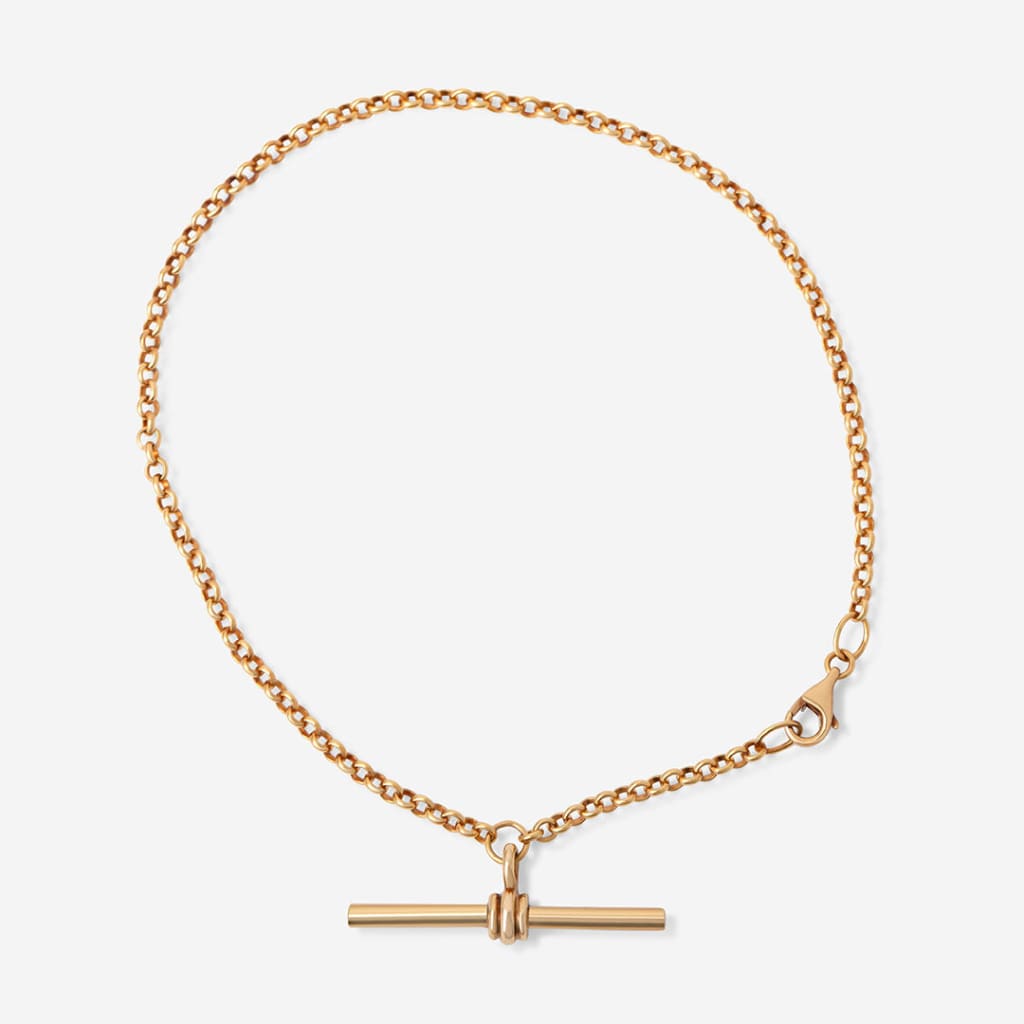 Belcher T-Bar Bracelet | 9ct Gold - Bracelet