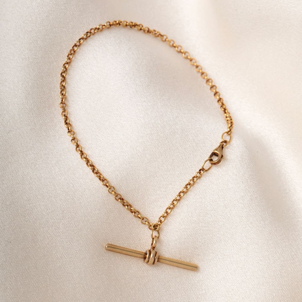 Belcher T-Bar Bracelet | 9ct Gold - Bracelet
