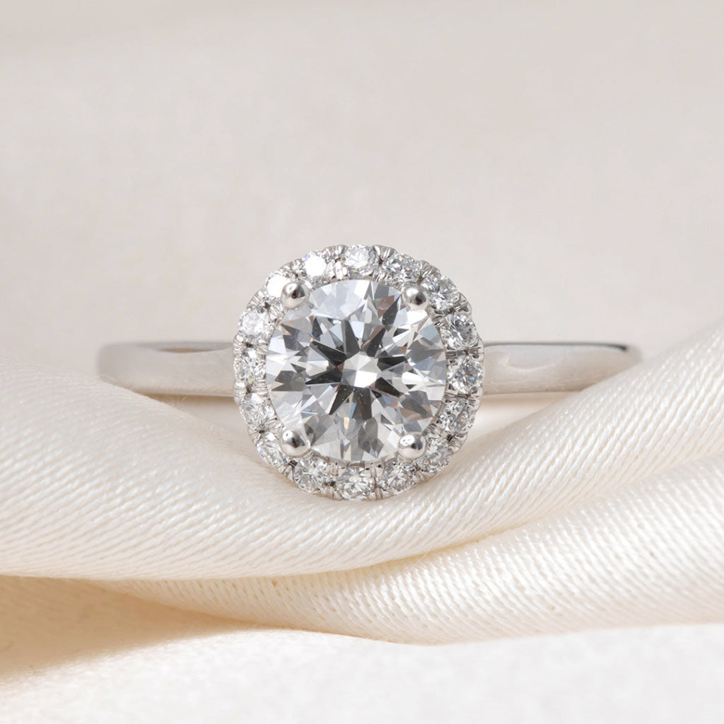BLANCA 1.20ct | Round Halo Lab Grown Diamond Engagement
