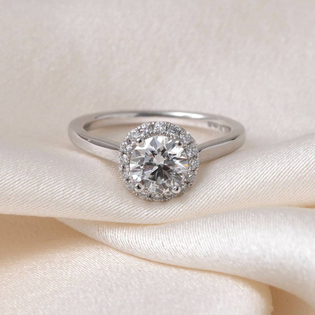 BLANCA 1.20ct | Round Halo Lab Grown Diamond Engagement