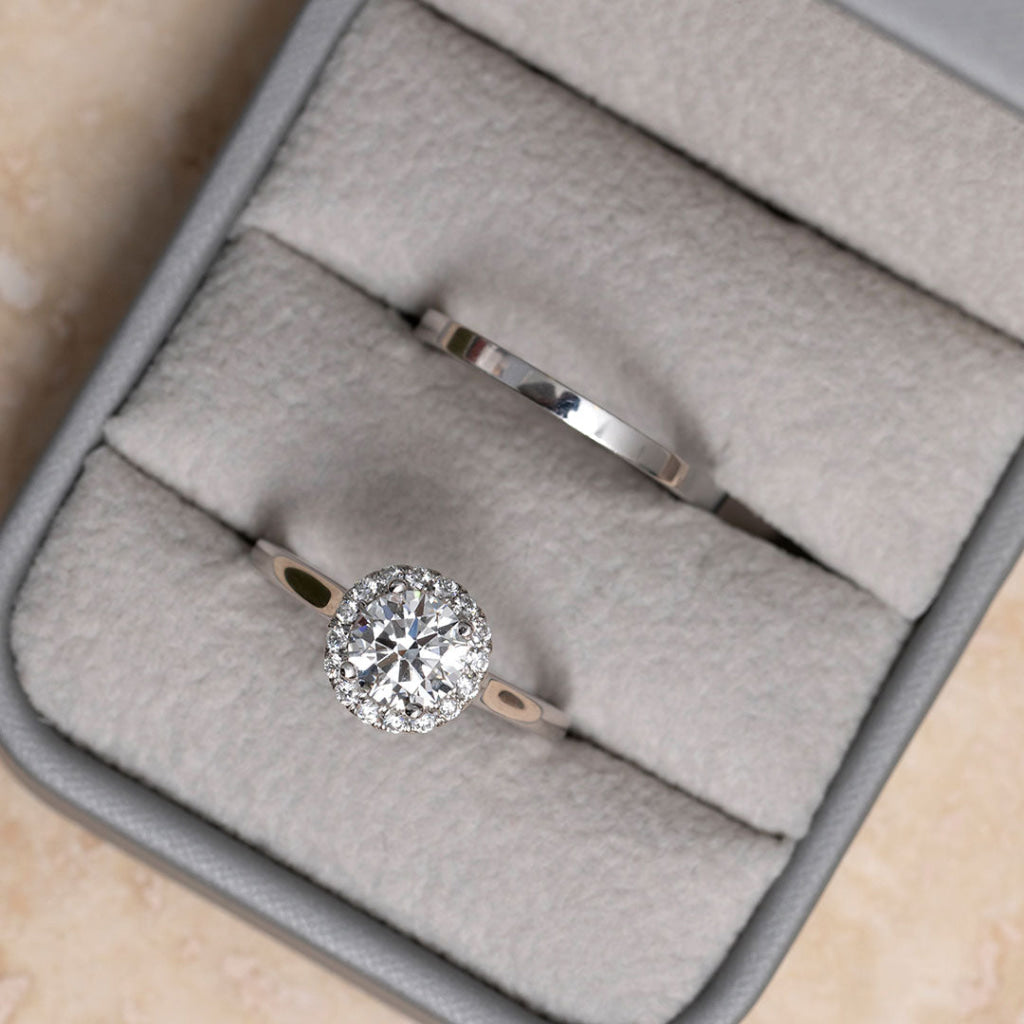 BLANCA 1.20ct | Round Halo Lab Grown Diamond Engagement
