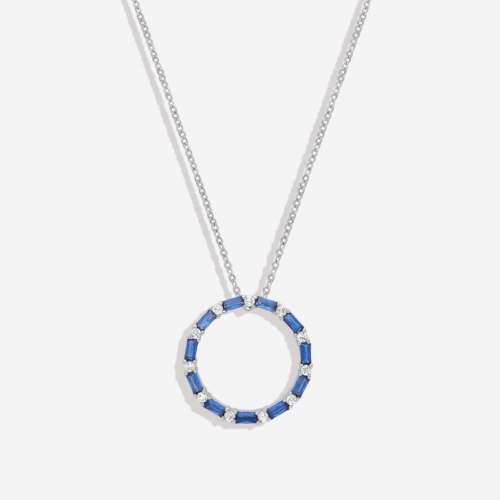 Blue Euphoria Necklace | Sterling Silver