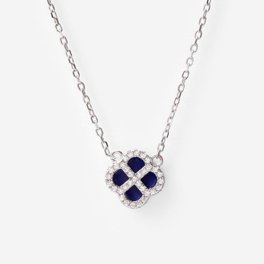 Blue Palace Necklace | Sterling Silver - Necklace