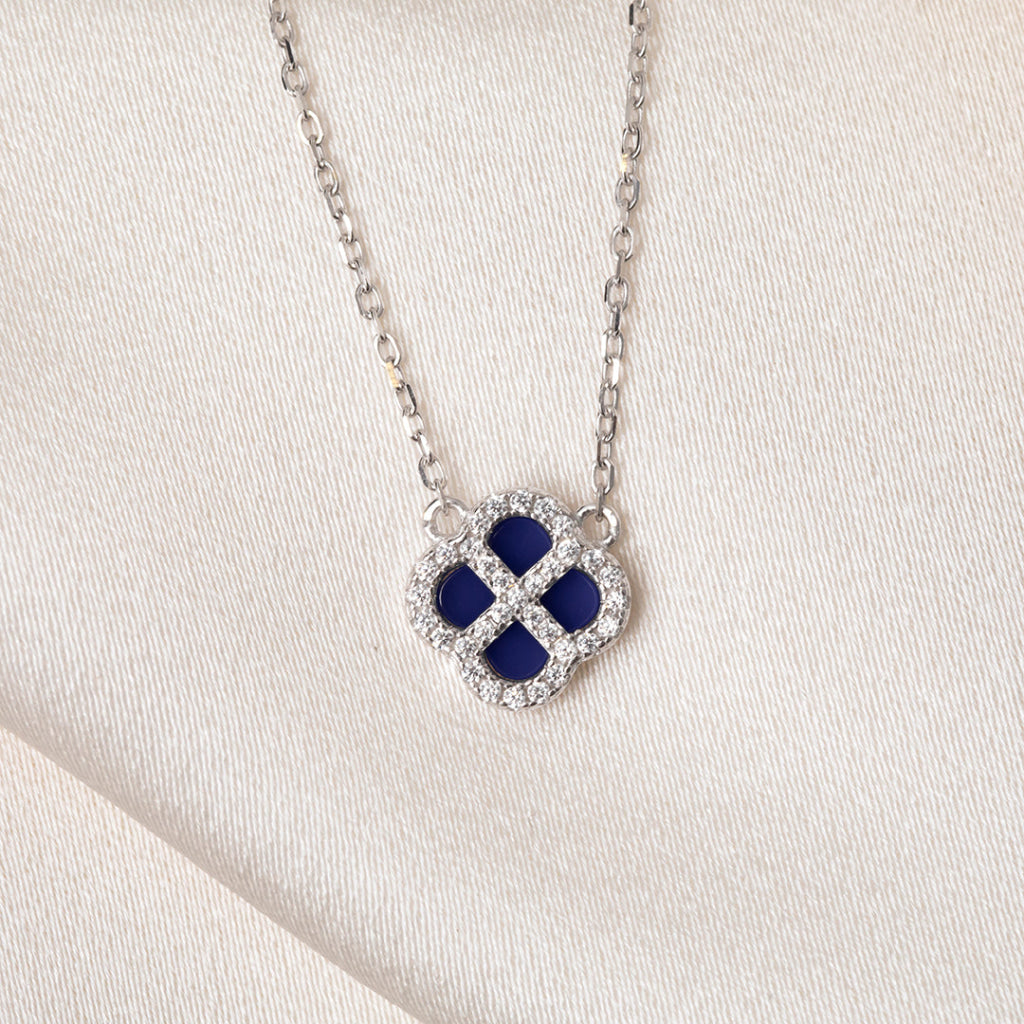 Blue Palace Necklace | Sterling Silver - Necklace