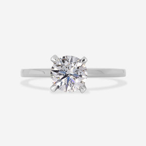 BONNIE 1ct | Round Solitaire Lab Grown Diamond Engagement Ring in Platinum