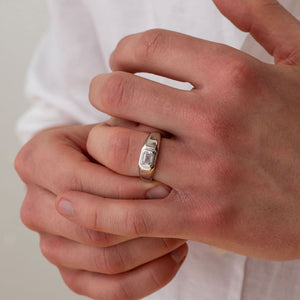 Brady Platinum 1.00ct | Men's Lab Grown Engagement Ring