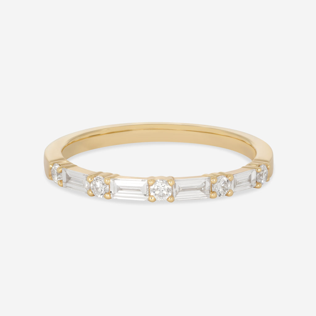 BRIANNE 0.37ct | Diamond Wedding Ring Set in 18ct Gold