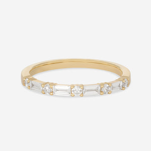 BRIANNE 0.37ct | Diamond Wedding Ring Set in 18ct Gold