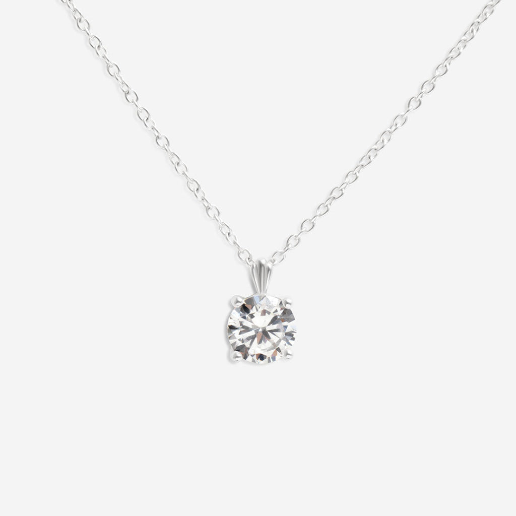 Brilliant Necklace| 9ct White Gold - Necklace