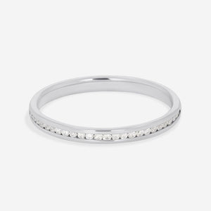 BROOKS | Diamond Wedding Ring in 18ct White Gold