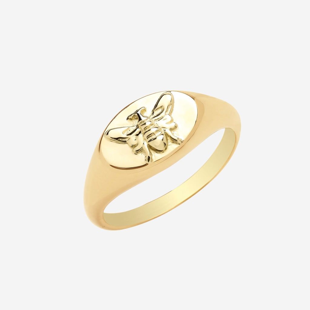 Gold bumble bee on sale ring