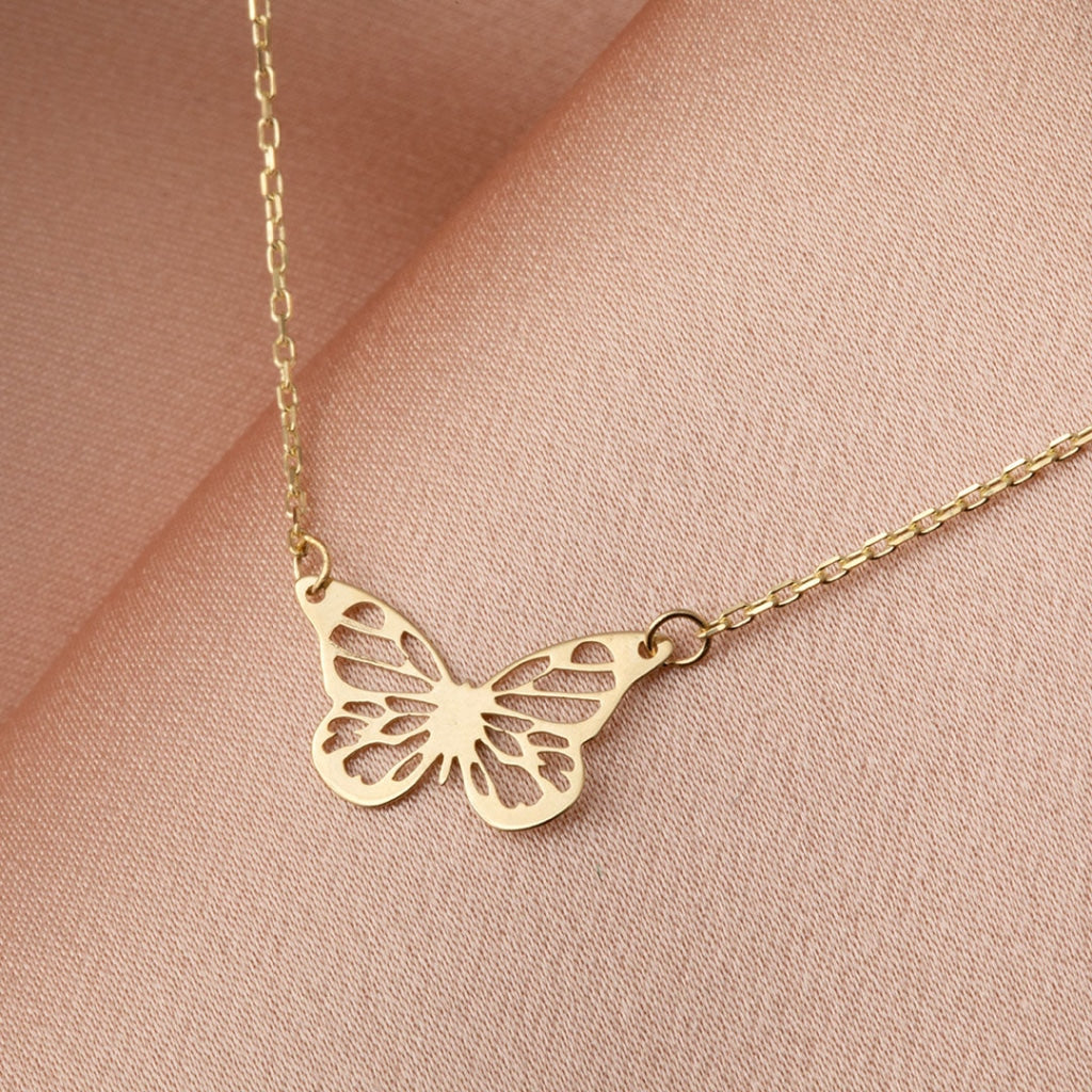 Butterfly Necklet | 9ct Gold