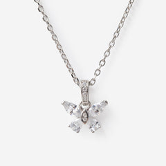 Butterfly Necklace CZ | Sterling Silver - Necklace