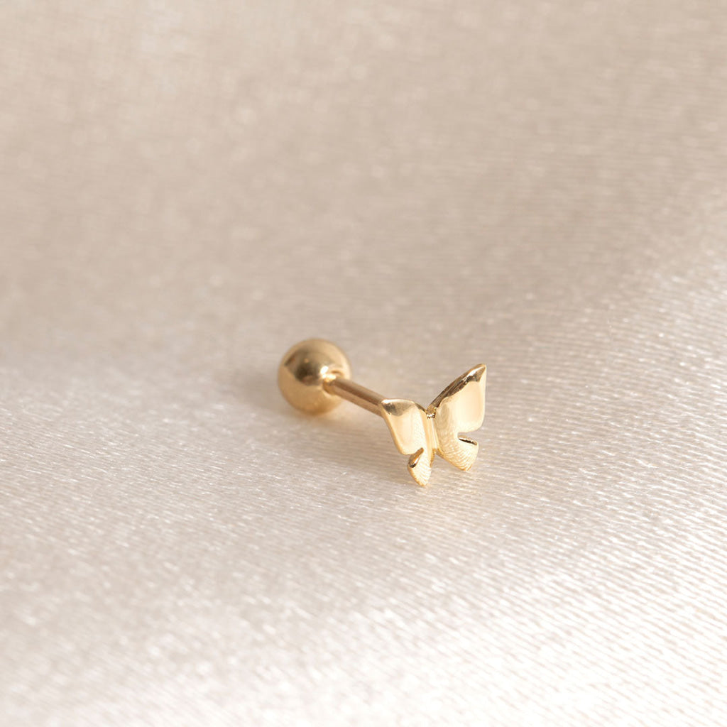 Butterfly Piercing | 9ct Gold - Earrings