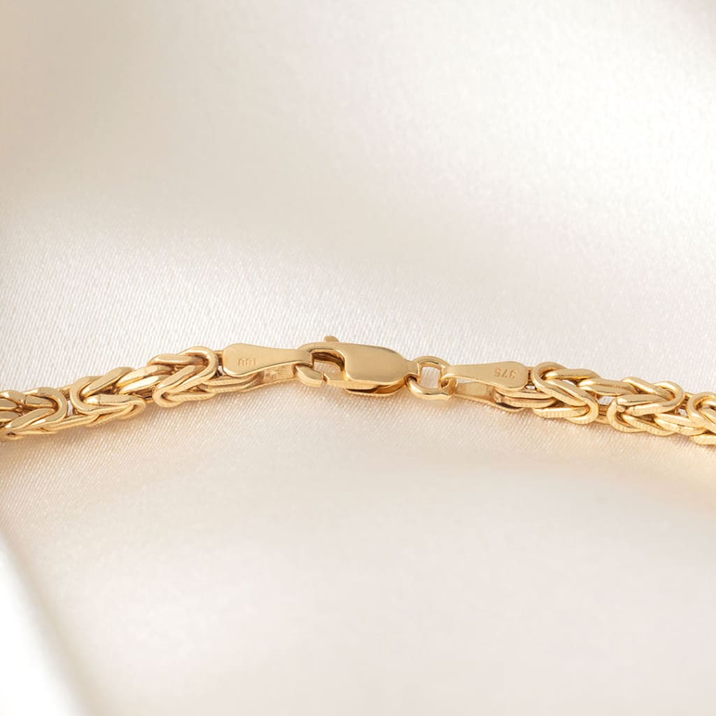Byzantine Chain Large 20’’ | 9ct Gold Fancy Link Chain