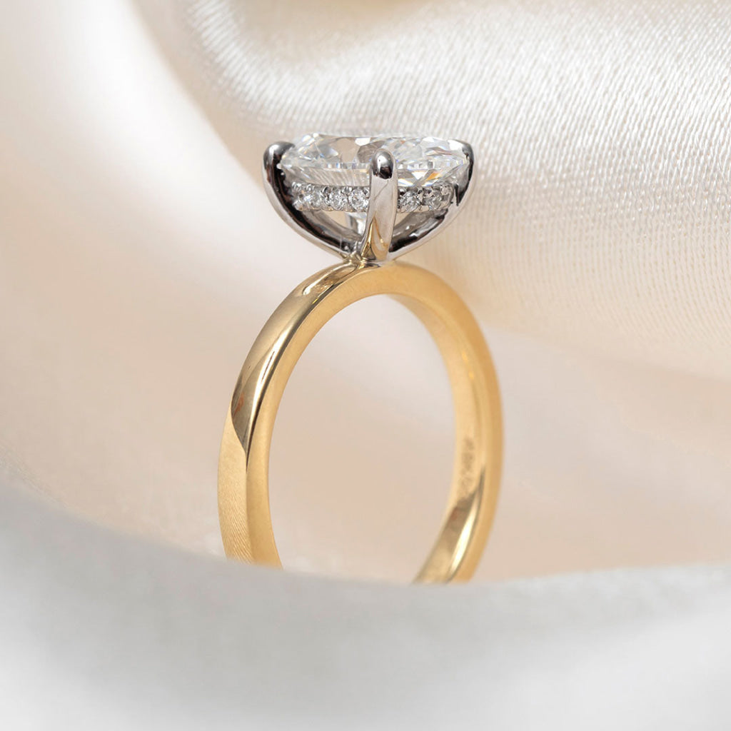 Monaco 2ct | Oval Solitaire Lab Grown Diamond Engagement