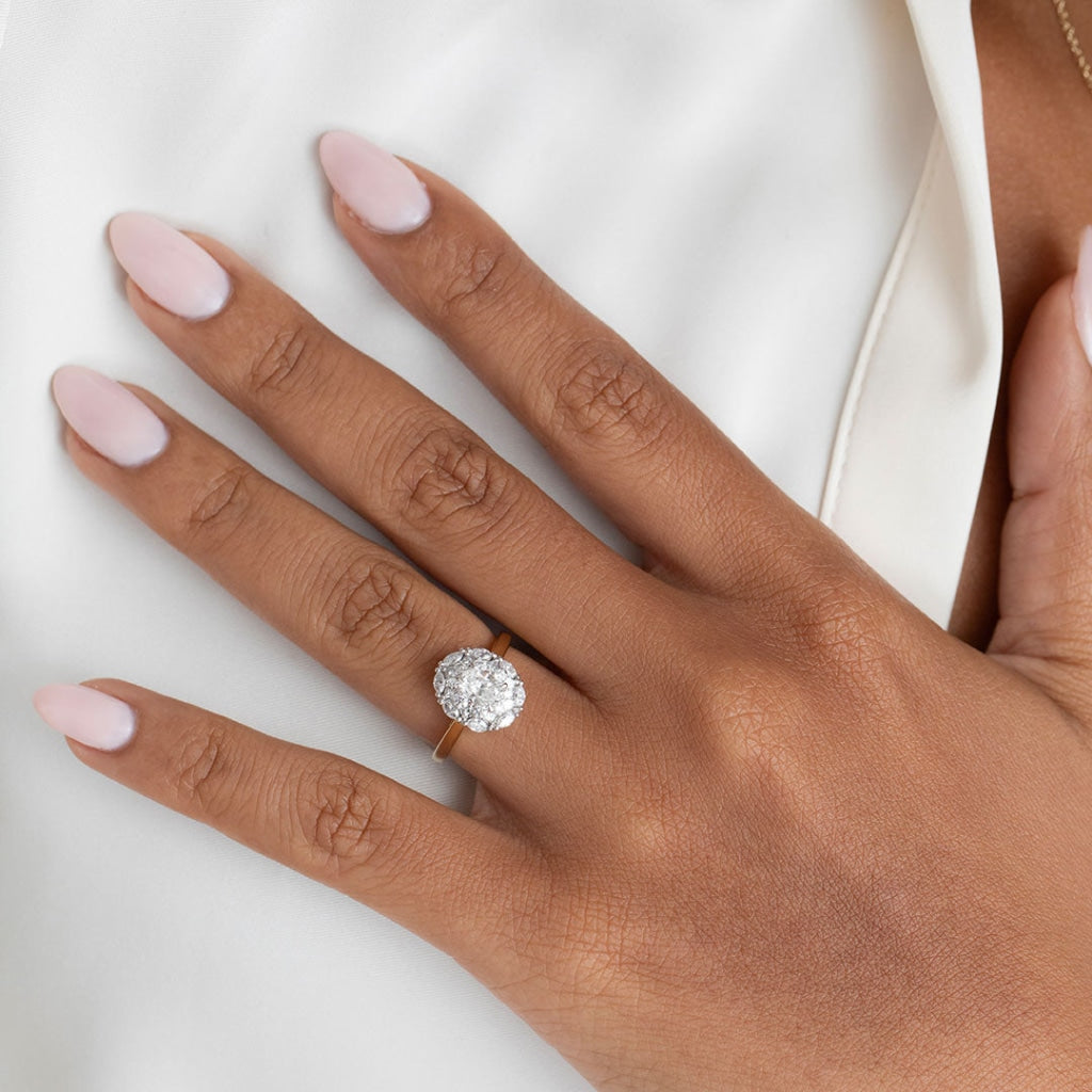 Caesar 18ct Gold Diamond Engagement Ring| Model