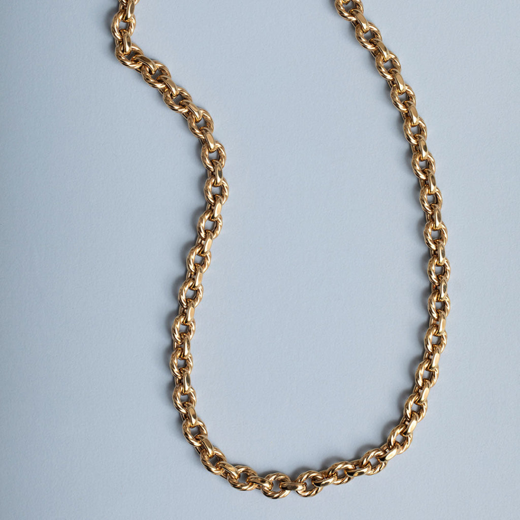 Capri | 9ct Gold Fancy Link Chain Necklace