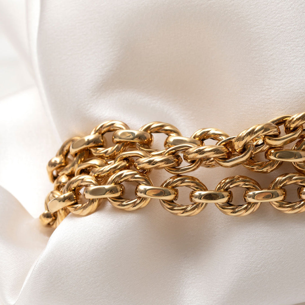 Capri | 9ct Gold Fancy Link Chain Necklace