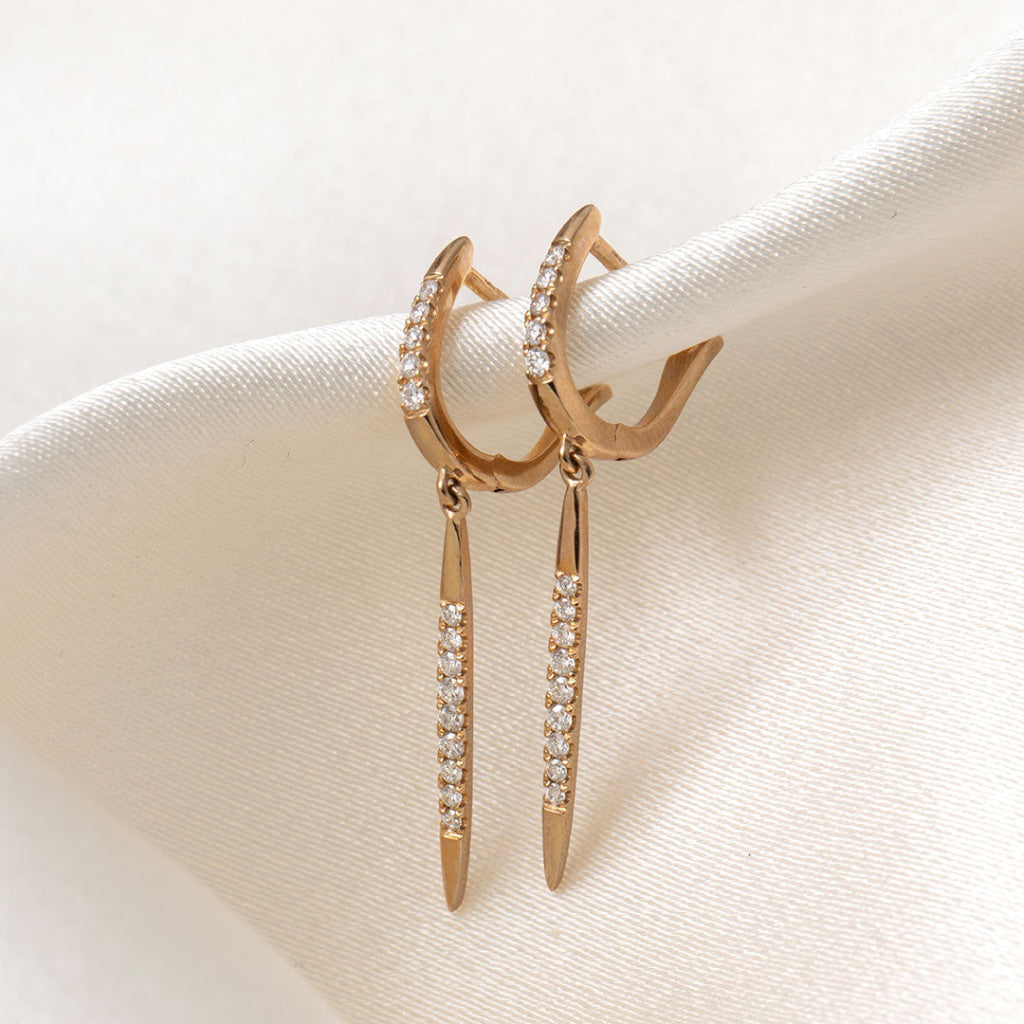 Carlisle Diamond Drop Earrings - 0.26ct | 9ct Gold