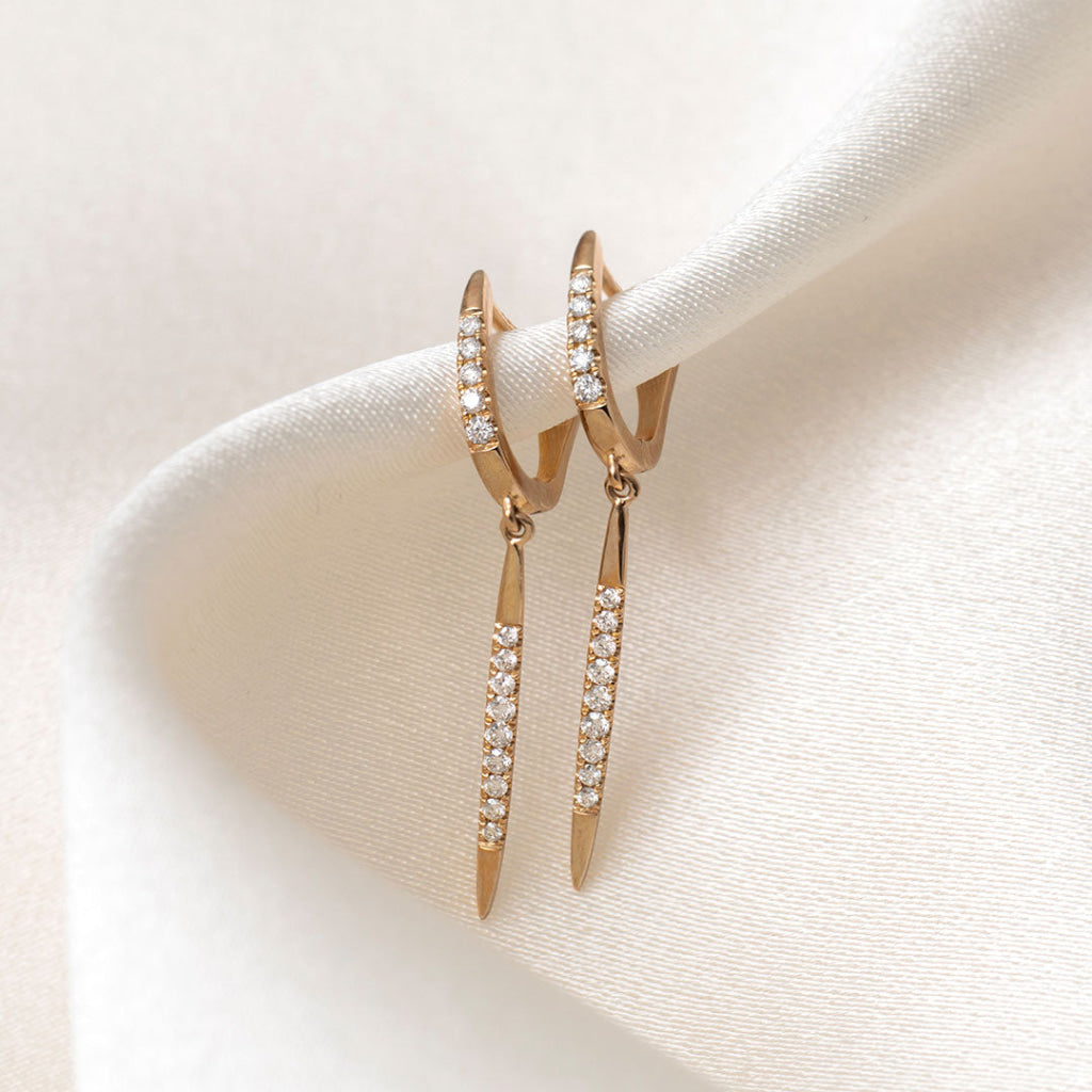 Carlisle Diamond Drop Earrings - 0.26ct | 9ct Gold