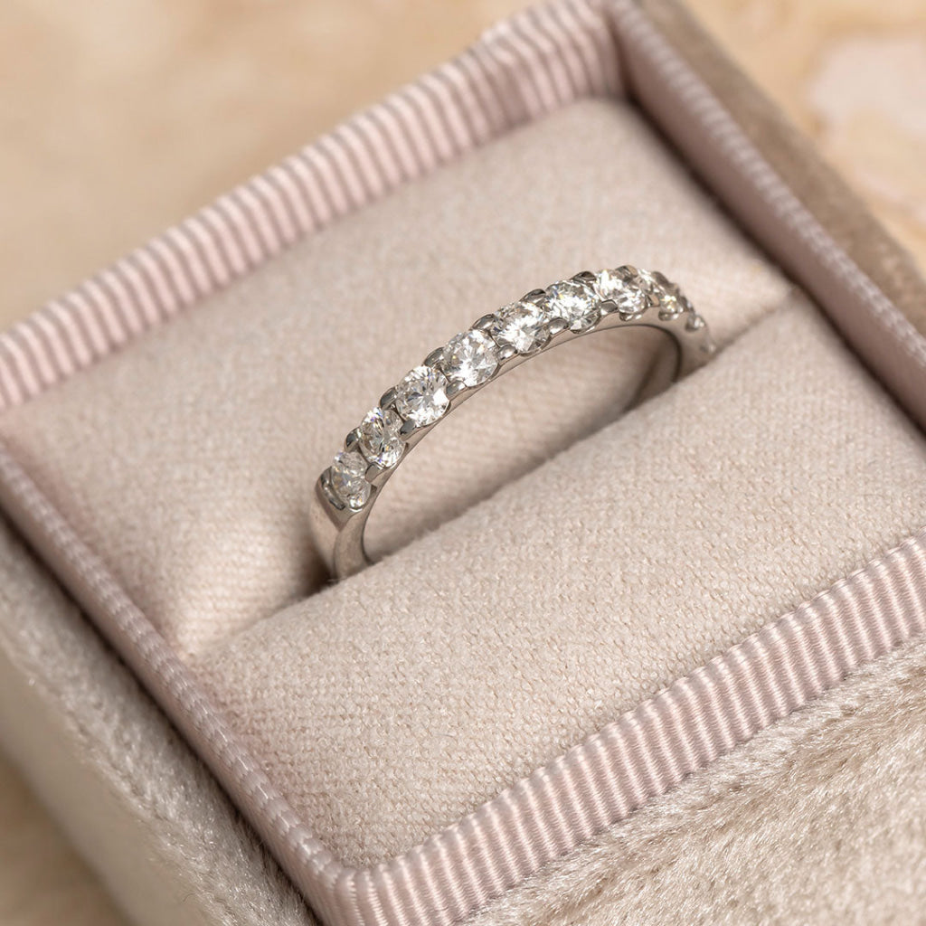 CASTELO 1ct | Diamond Wedding Ring in Platinum M Rings
