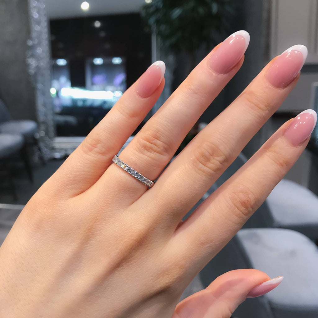 Diamond Wedding Ring | 18ct White Gold - Gear Jewellers Dublin 