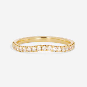 Castille | Shaped Diamond Wedding Ring in 18ct Gold