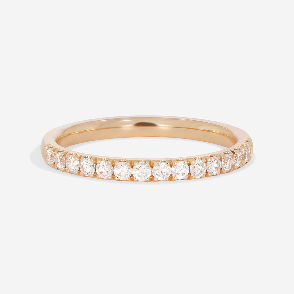 Castille | Diamond Wedding Ring in 18ct Rose Gold