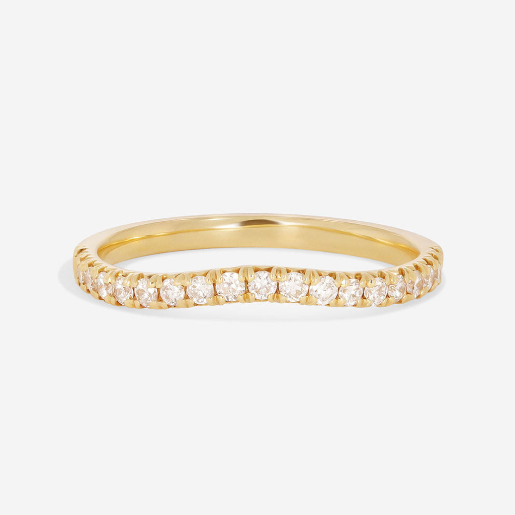 Castille | Natural Shaped Diamond Wedding Ring in 18ct Gold