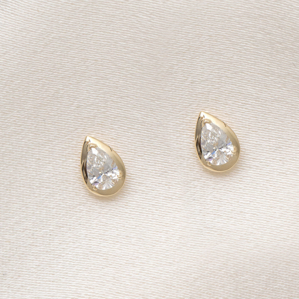 CELIA | Lab Grown Diamond Earrings in 9ct Gold - Earrings