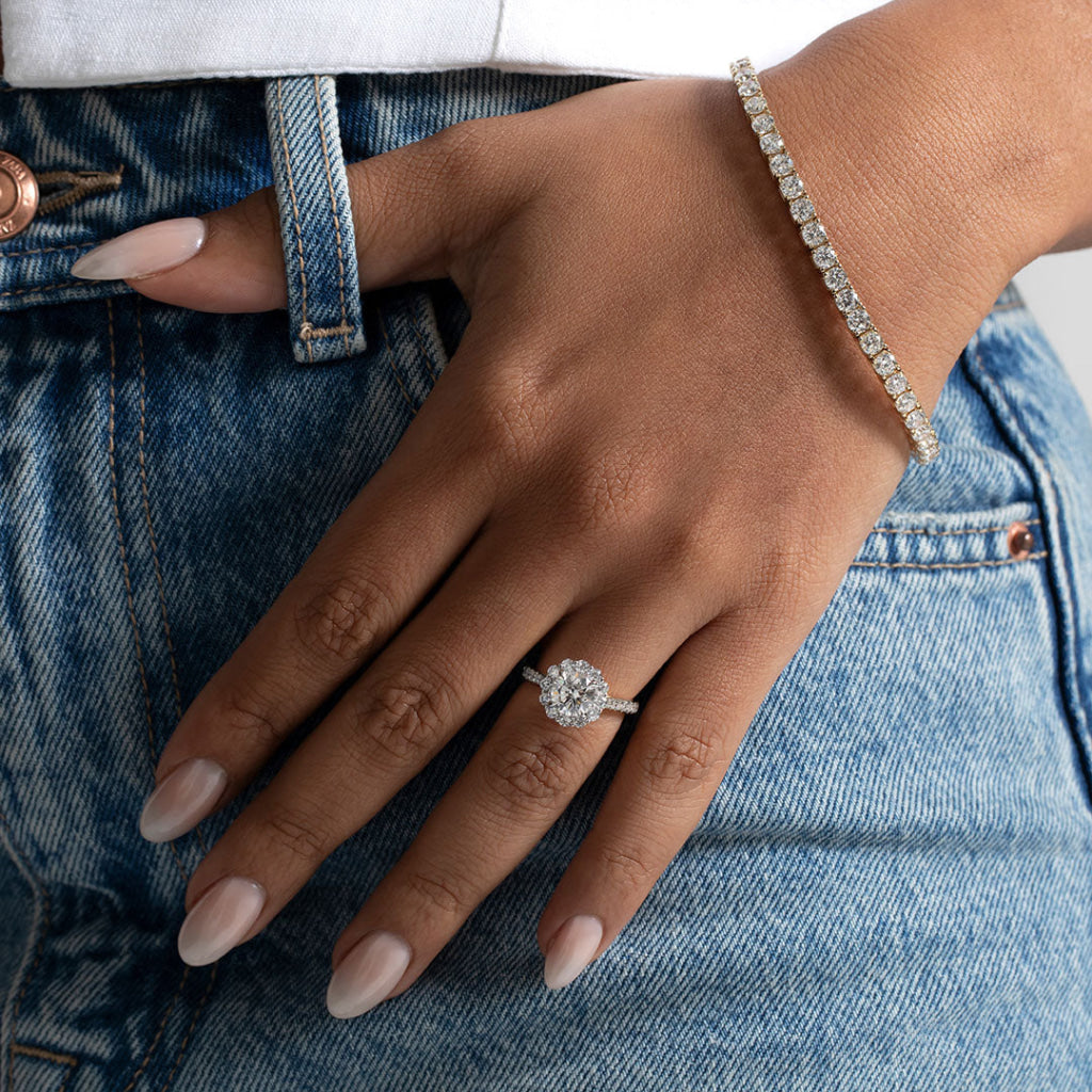 CHARLIE 2.30ct | Round Halo Lab Grown Diamond Engagement