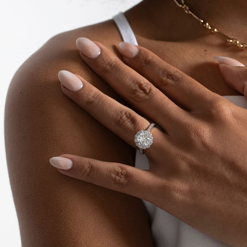CHARLIE 2.30ct | Round Halo Lab Grown Diamond Engagement
