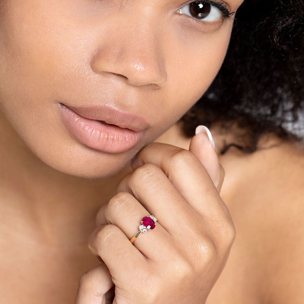 CHERIE | Ruby Diamond Ring