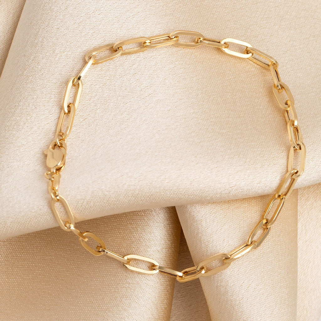 Paper Link Bracelet | 9ct Gold 