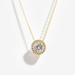 Circle of Light Necklace | 9ct Gold - Necklace