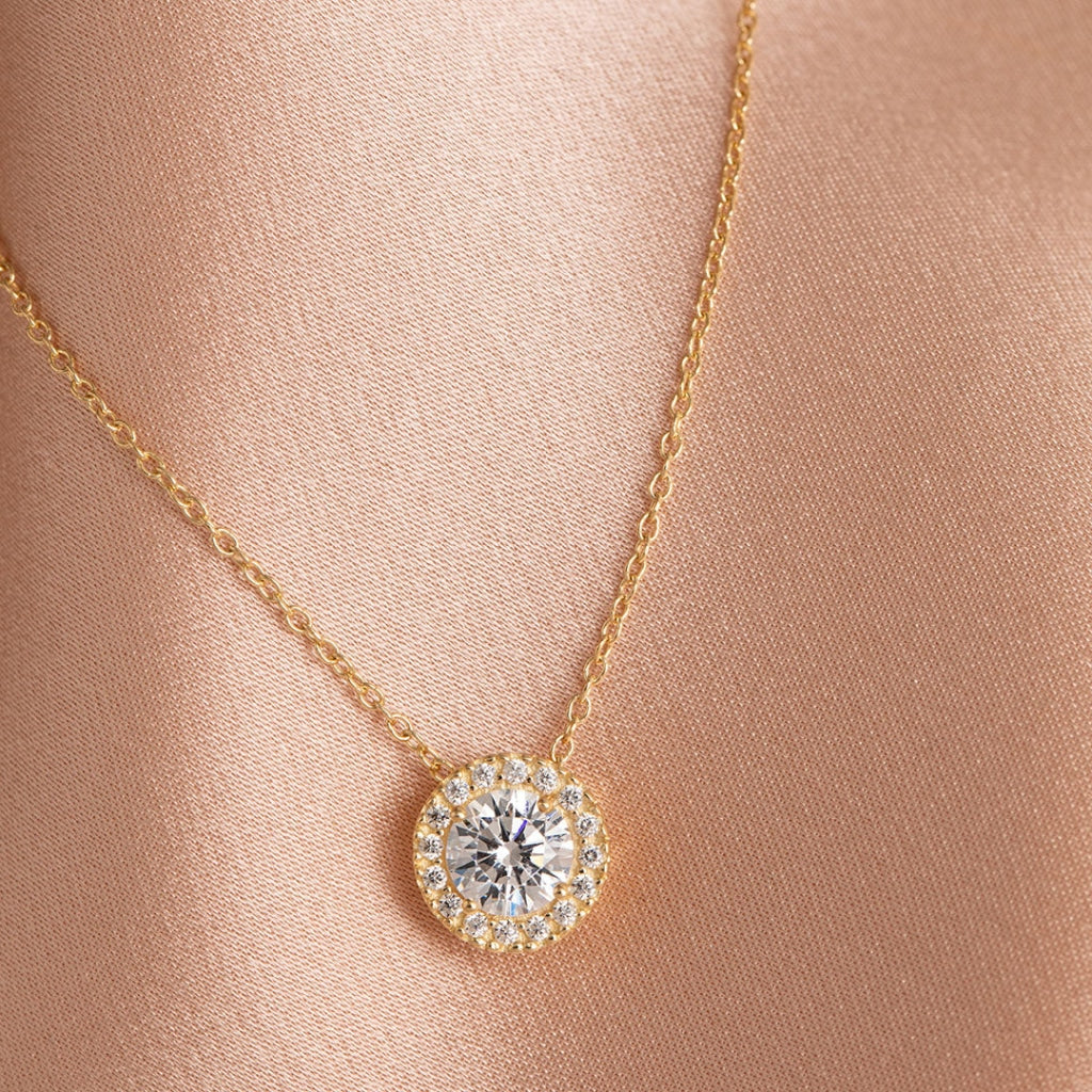 Circle of Light Necklace | 9ct Gold - Necklace_2