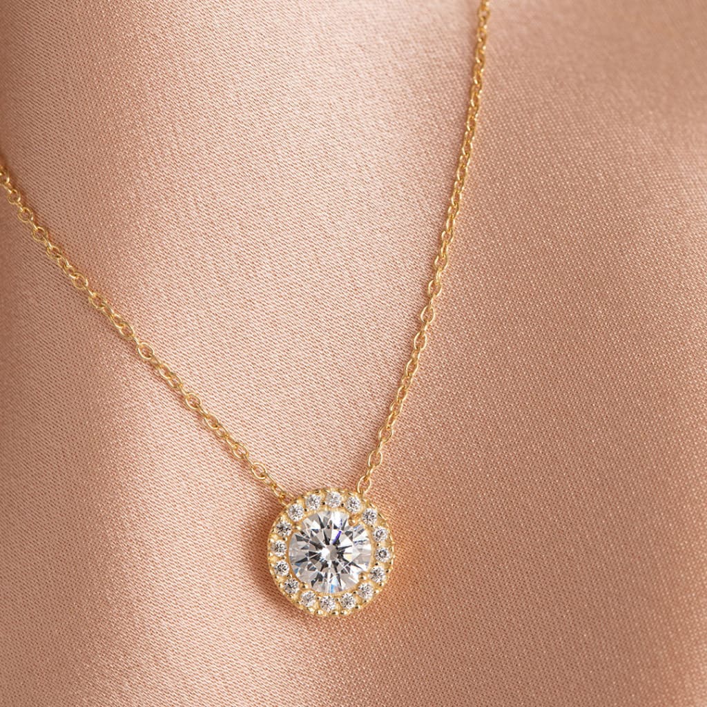 Circle of Light Necklace | 9ct Gold