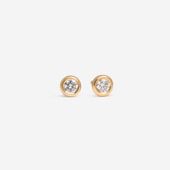 rub over diamond studs