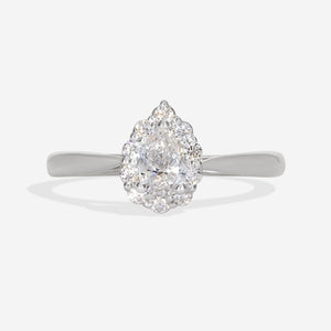 CLARA 18ct White Gold | Diamond Engagement Ring