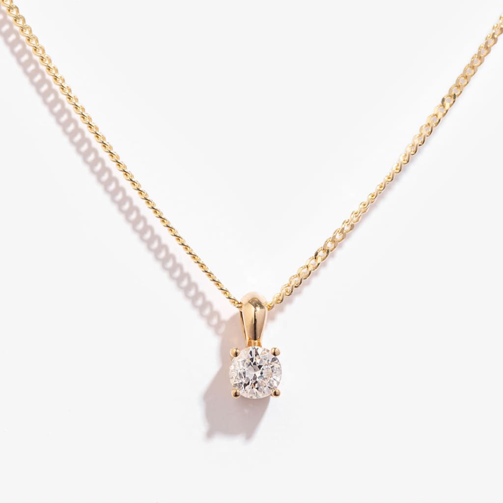 Classic Diamond Necklace 0.30ct | 9ct Gold