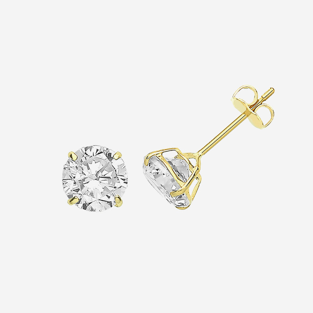 Classic Sparkle - 3mm Earrings | 9ct Gold